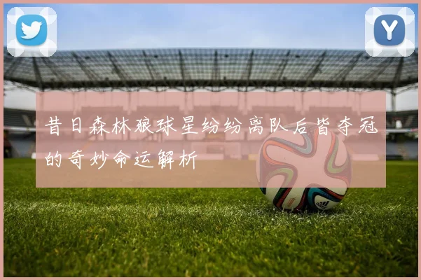 昔日森林狼球星纷纷离队后皆夺冠的奇妙命运解析